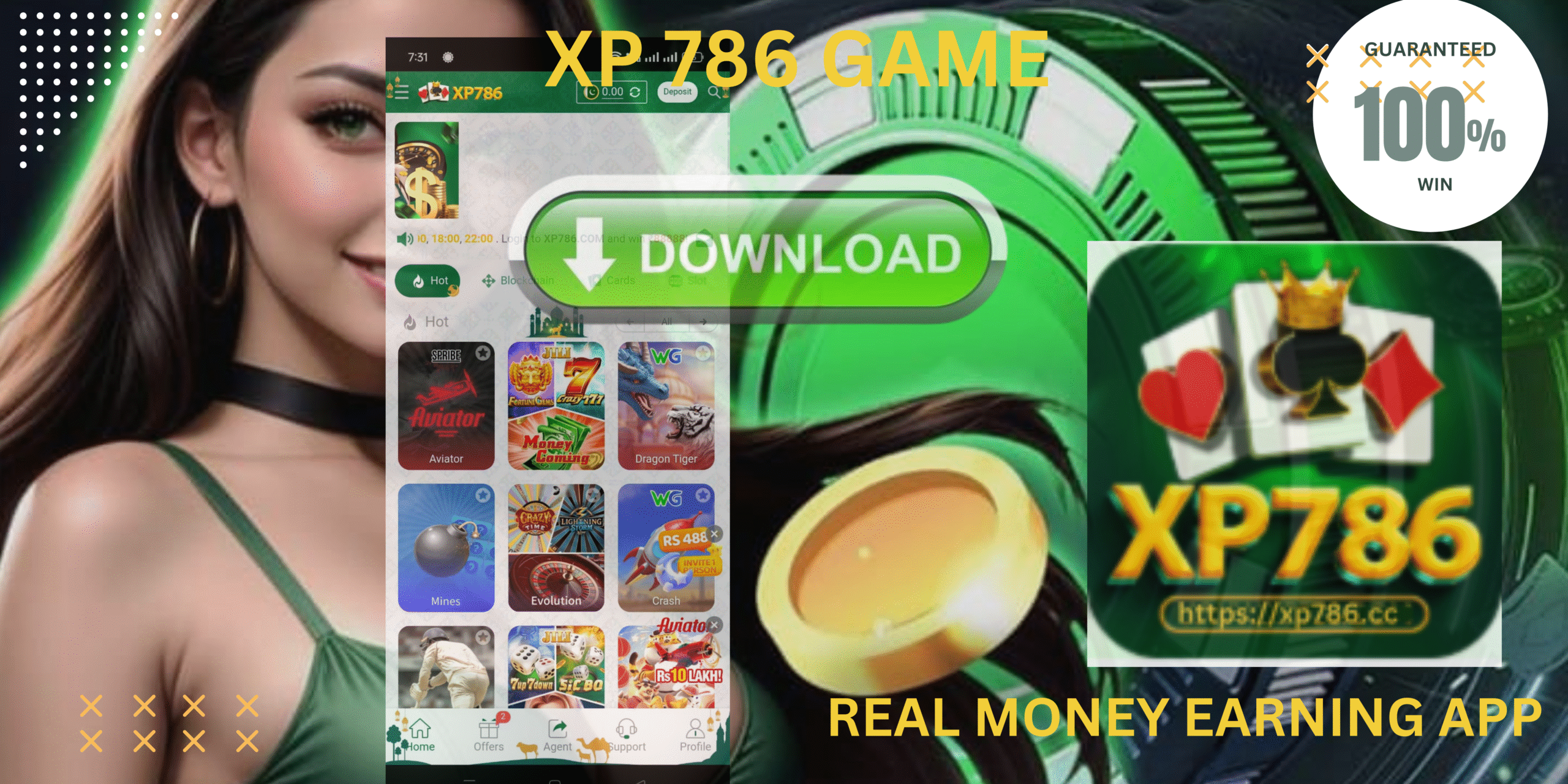 786 WIN GAME download the game now and start earning now.