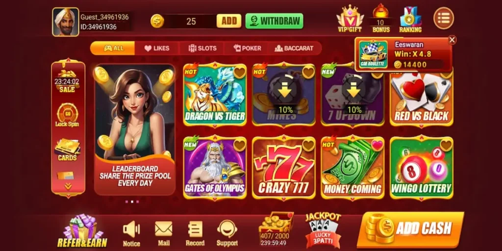 WIN9PAK Game is an exciting online gaming platform that lets players enjoy thrilling casino games, slots, and real cash rewards. With a smooth interface and secure transactions, WIN9PAK Game ensures a safe and fun experience for all users. Whether you’re a casual gamer or a pro, this app offers endless entertainment, bonuses, and opportunities to win big. Download WIN9PAK Game today and start your journey toward real winnings and nonstop excitement.